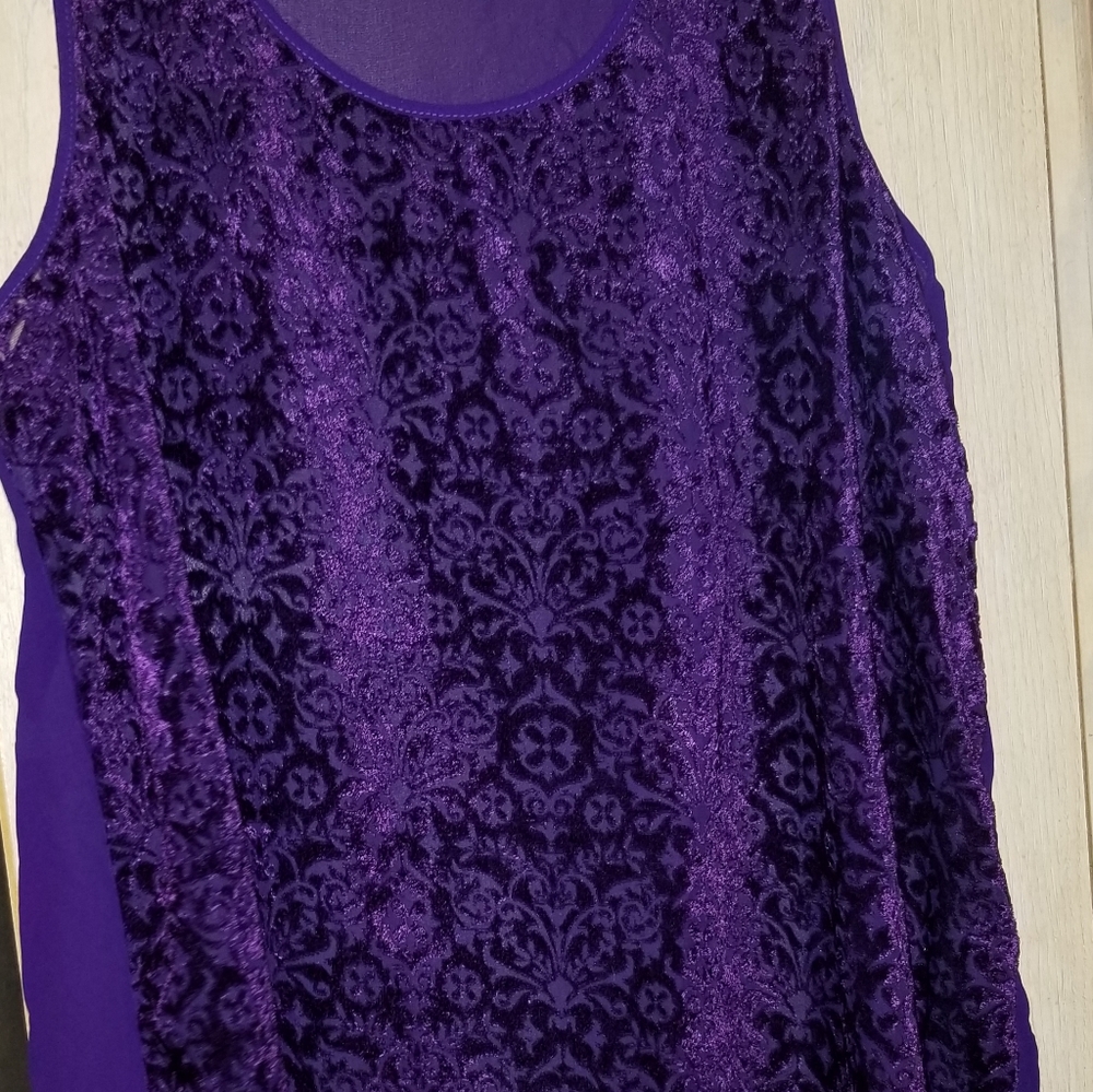 Purple tank top